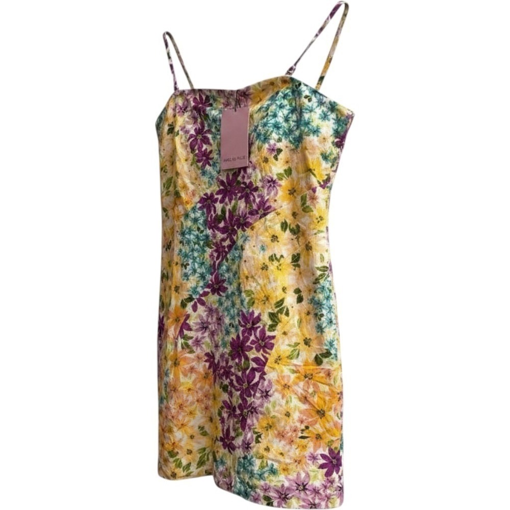 Avec Les Filles Dress Mixed Floral Mini Size 12 Beach Vacation Wedding Guest
